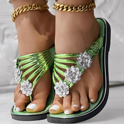 SANDALIAS FLORAL DE LUXE